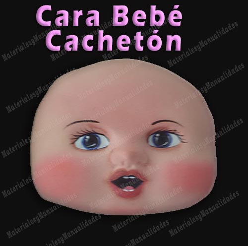 molde para fomi bebe cachetón cara de muñecos