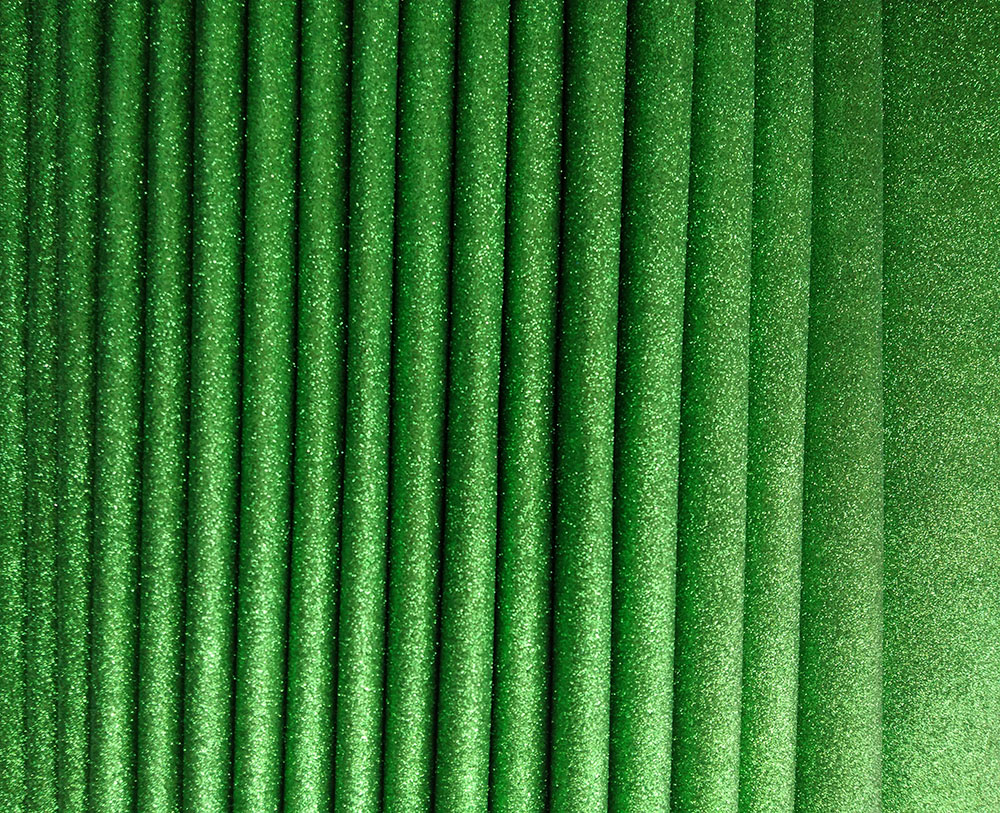 Goma Eva / Espuma / Eva Glitter 50X100 cm - Verde por metros