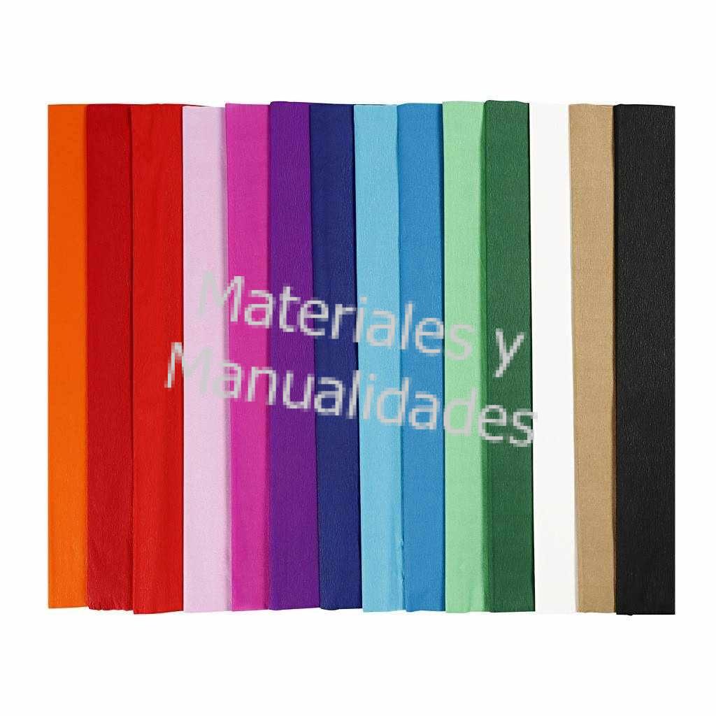 PAPEL CREPE PARA ARTES Y MANUALIDAES DECORACION ESCOLAR FIESTAS INFANTILES  HOGAR CABELLO, MATERIALES PARA MANUALIDADES EN MASA FLEXIBLE FOAMY GOMA EVA  PASTILLAJE Y DECORACIÓN DE TORTAS