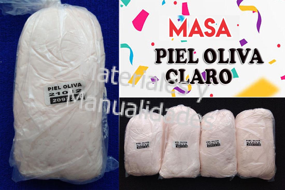 Masa porcelanicrón Piel oliva pasta fría para artesanía