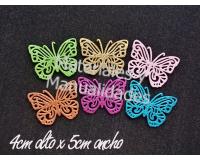 Set Alas mariposas para decorar hadas muñecas y prendedores 6pz