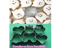 Molde Cortador Tulipán fantasma Para galletas y Repostería