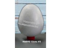 Huevo en Icopor #3 de 13cm Poliestireno huevos Para Manualidades