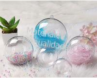 15 Burbujas Transparentes rellenables para decorar regalos fiest