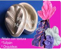 Molde para Fomi Tulipán Mexicano flor Floristería Goma Eva 4d