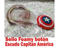 Molde para Foami escudo del Capitán América para termoformado