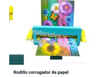 Rodillo maquina Prensador Corrugadora de lineas Para papel alumi