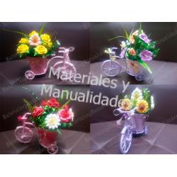 Kit 6 Moldes Flores Para Fomi Calas Cartuchos y Botón Rosa Flori 2