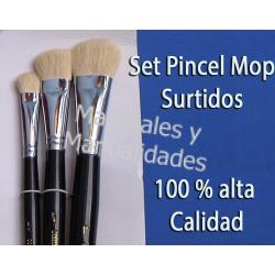 Set pinceles Mop larg surtidos Para pintura arte y manualidades 1