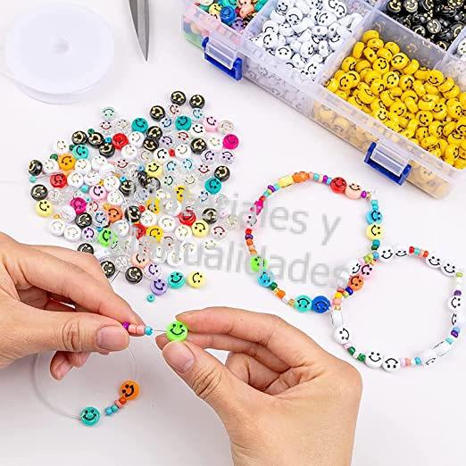 Set para Hacer Pulseras de Emojis, Manualidades