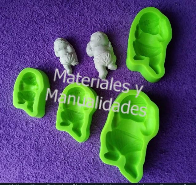 Set Molde flexible niña con balaca Inyector para modelado