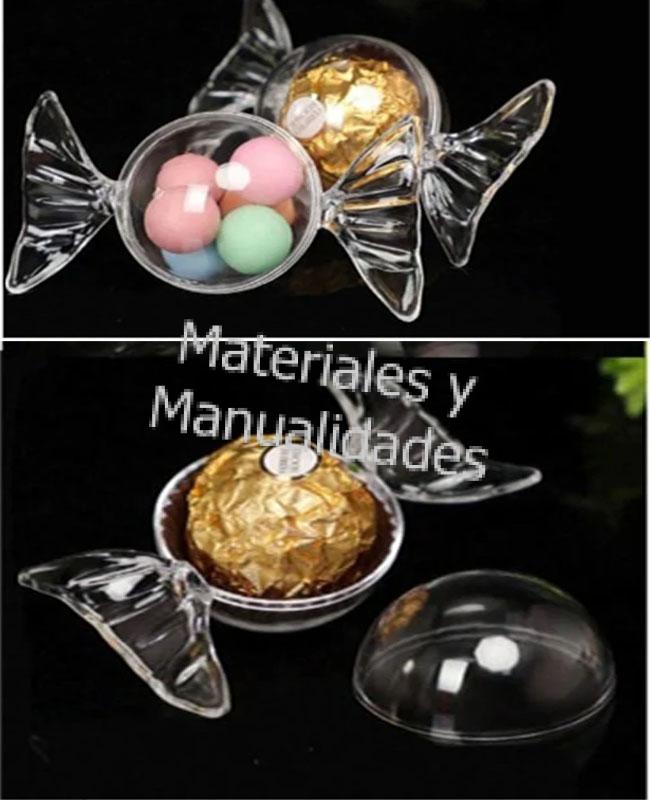  Burbujas Acrílicas Transparentes Dulce o caramelo Bola Esfera de acrílico