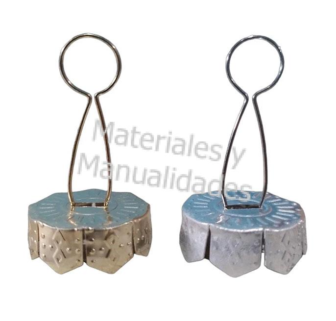 Set Estoperol pequeño dorado tapa para esferas acrilicas x6pz