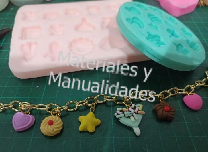 Molde de miniaturas apliques para que decores proyectos