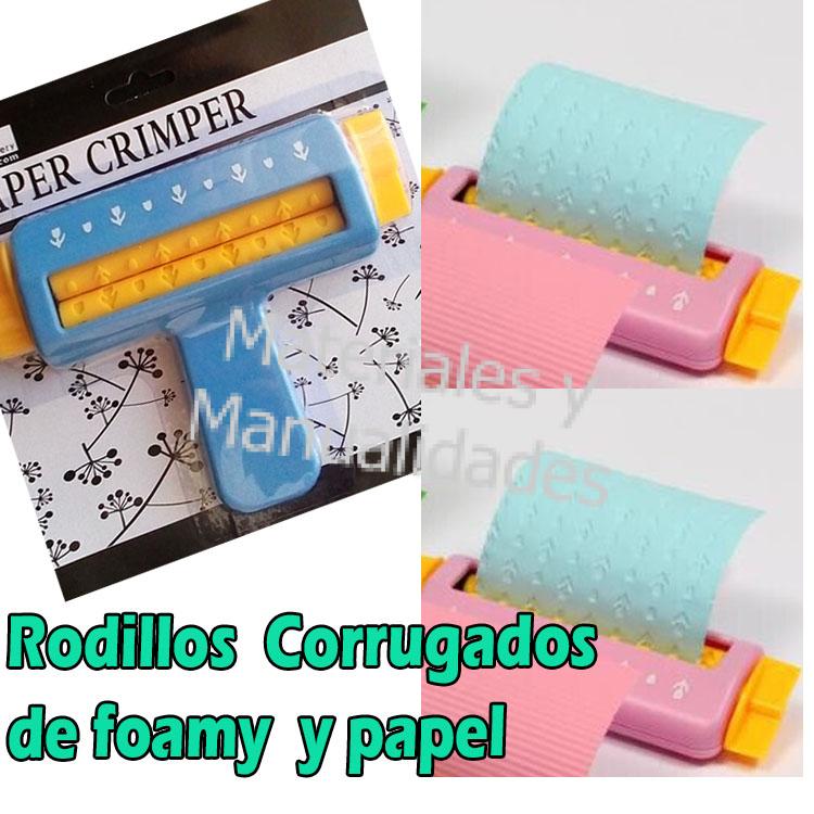 Rodillo de textura para manualidades, herramienta de prensado de papel, Quilling, moldeador de ondas, para manualidades, manualidades, álbum de recortes