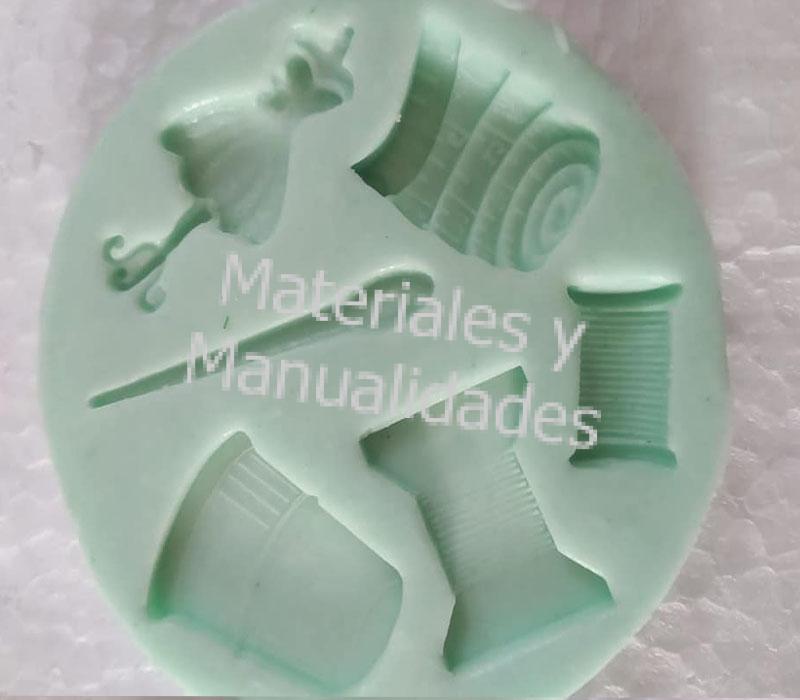 Molde Silicona Detalles Costura Y Tejido De Prendas Para Fondant Pastel