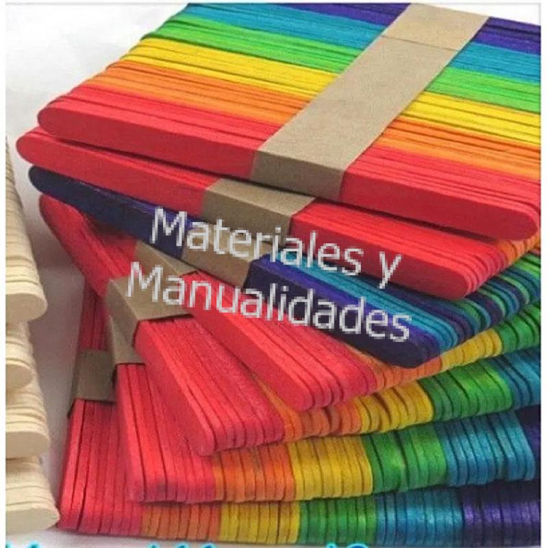 Palos de helado de madera para manualidades comprar AQUÍ