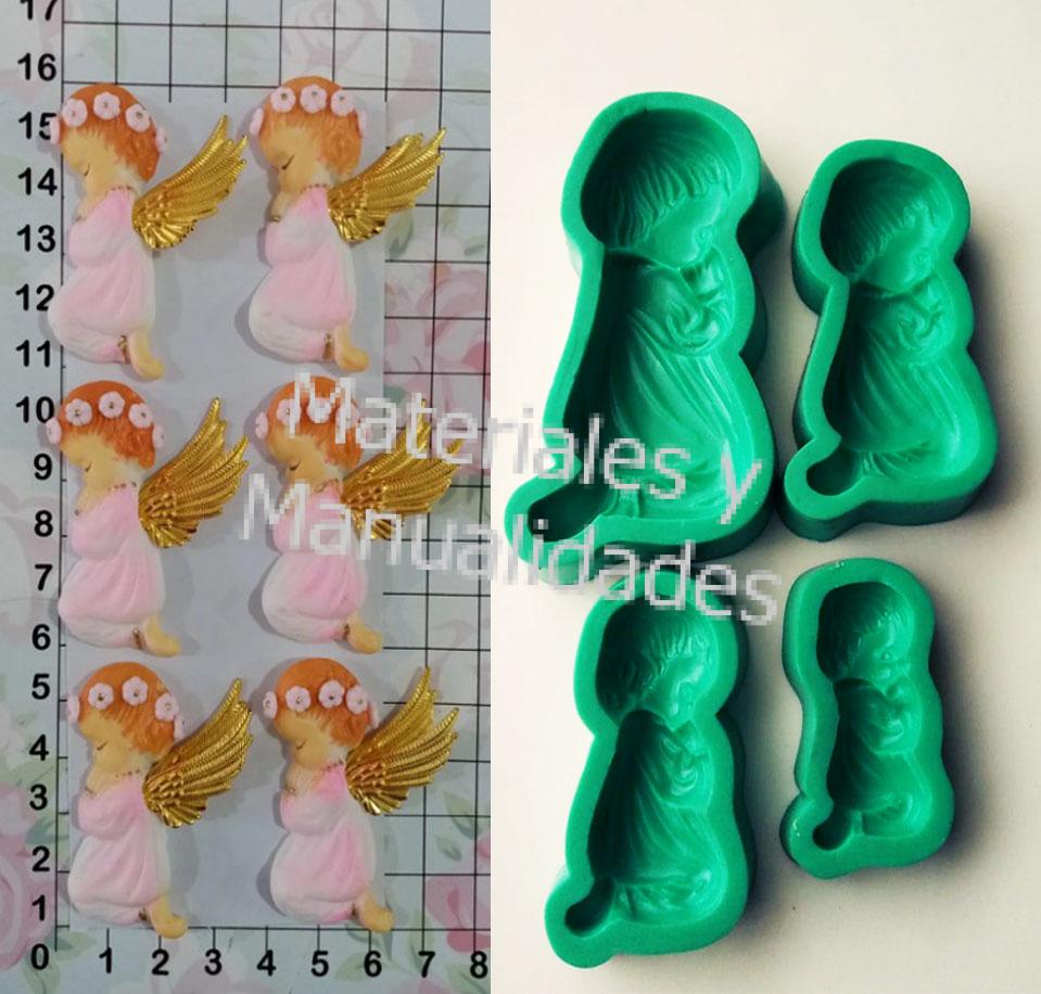 Set de Moldes flexible bebe Orando,